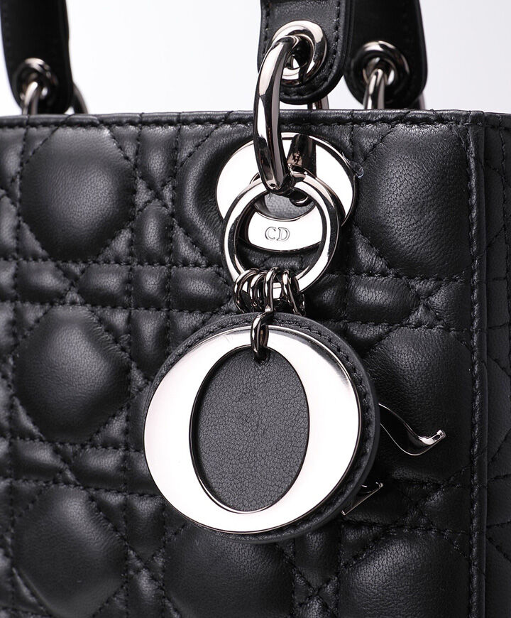 Christian Dior Lady Dior My Abcdior Bag Black